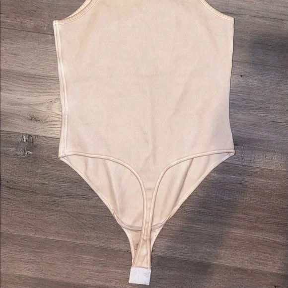 All Saints Beige Sleeveless Bodysuit - Picture 6 of 6